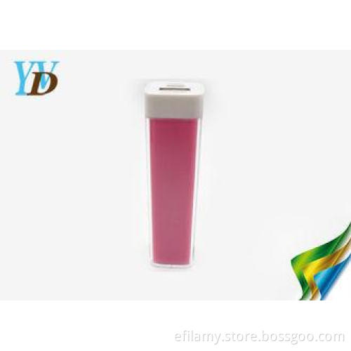 Pocket Li-ion Battery 2600mAh Power Bank For MP3 / MP4 / PC